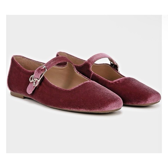 Sam & Libby Shoes - Sam & Libby Women Size 8.5 Fredi Mary Jane Flat Black Cherry